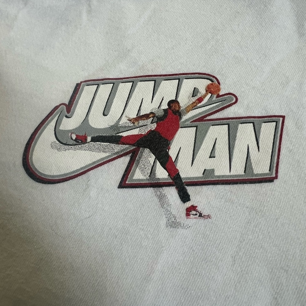 Jordan Jumpman Kids Long Sleeve White Tee - Picture 2 of 7